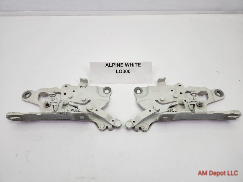 2013 BMW 535i 528i 550i F10 Hood Hinge Set Left & Right Alpine White 7270883