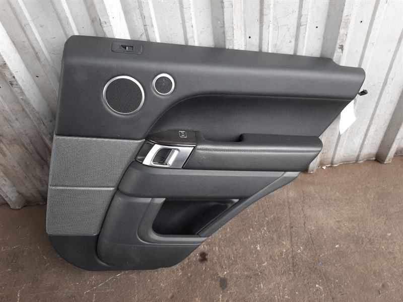 Range Rover Sport L494 Right Rear Door Panel Trim Cover Card Black Leather