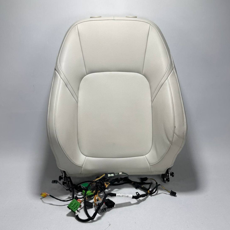 📌2016-2023 JAGUAR XF FRONT LEFT DRIVER SIDE SEAT UPPER BACK CUSHION LEATHER OEM
