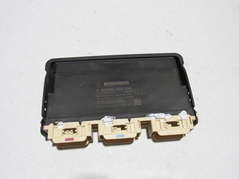 Mercedes S560 2020 W222 Rear Left Driver Seat Control Module 18-20 *