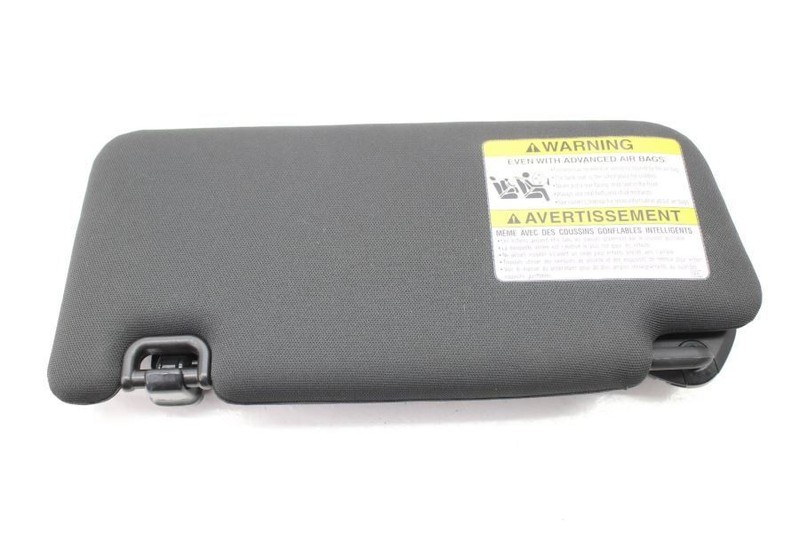 2015-2018 Subaru WRX Passenger Right Front Black Sun Visor Assembly