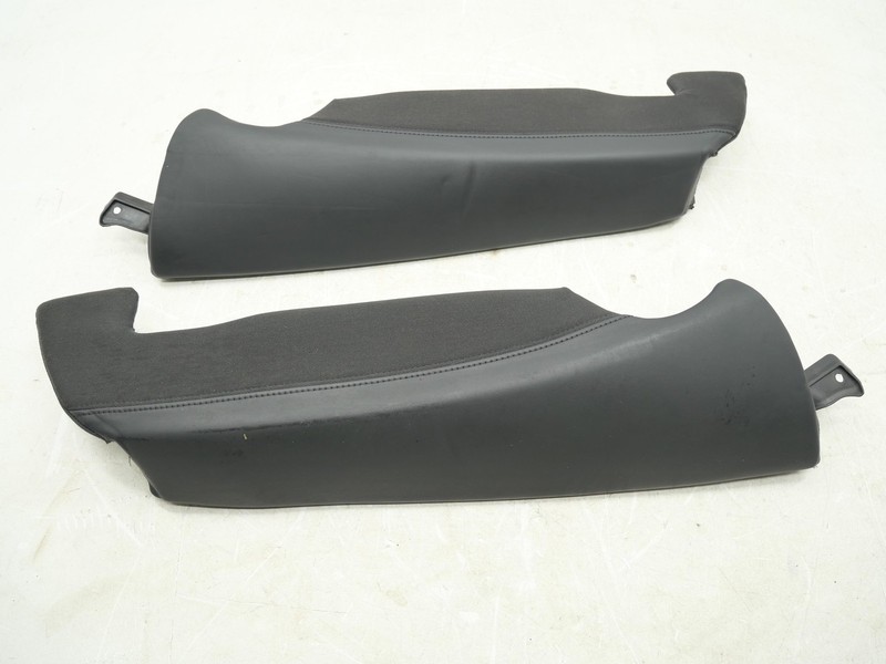 Used Left Right Rear Seat Upper Bolster Set Black 2016-2018 Audi RS7 C7 OEM
