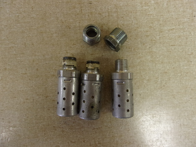 Ross Muffl-air 5500A2003, Lot of 3 w/ 2 Adapters Pneumatic Silencer *FREE SHIP*