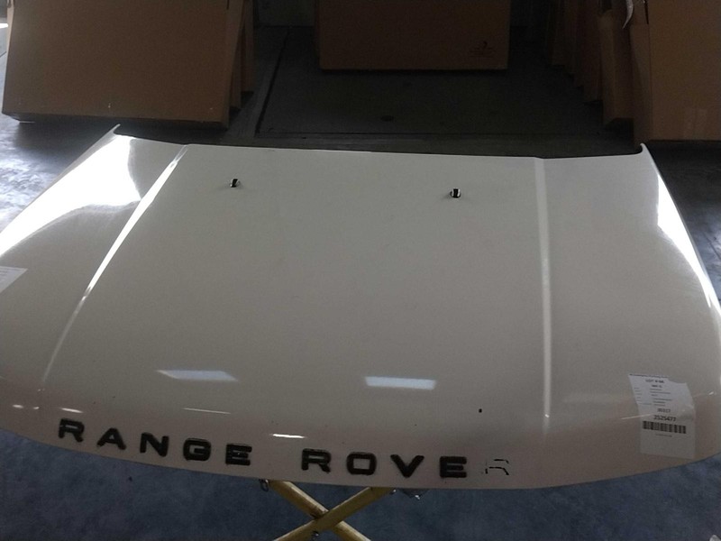 2008 Land Rover Range Rover Sport OEM White Hood Panel - Used, 126K Miles