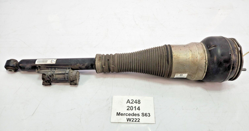 ✅ 14-17 OEM Mercedes W222 S63 AMG Rear Left Driver Air Suspension Strut Shock