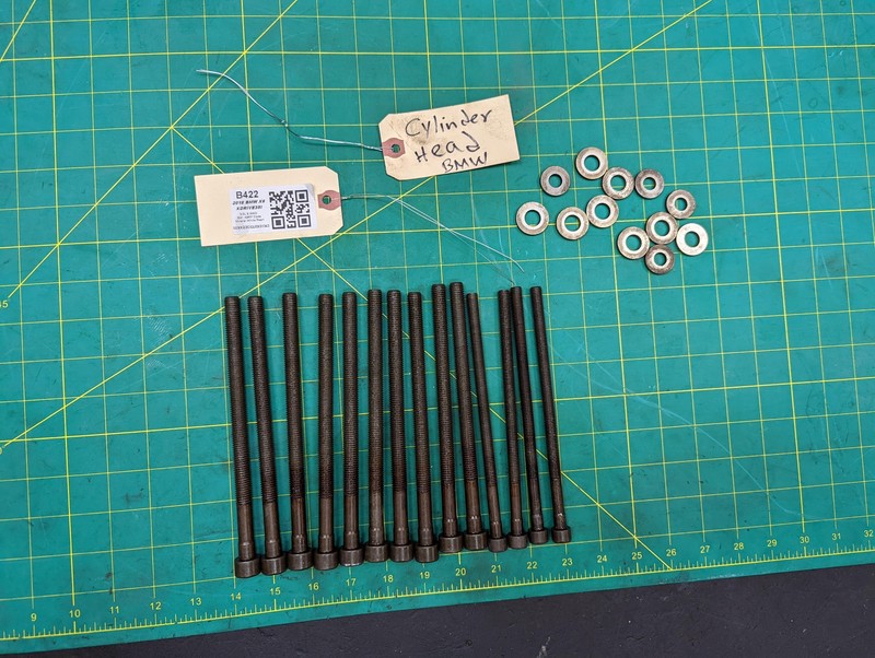 14PC Cylinder Head Bolts 2018 BMW X6 11122165470 2015 2016 2017 2019