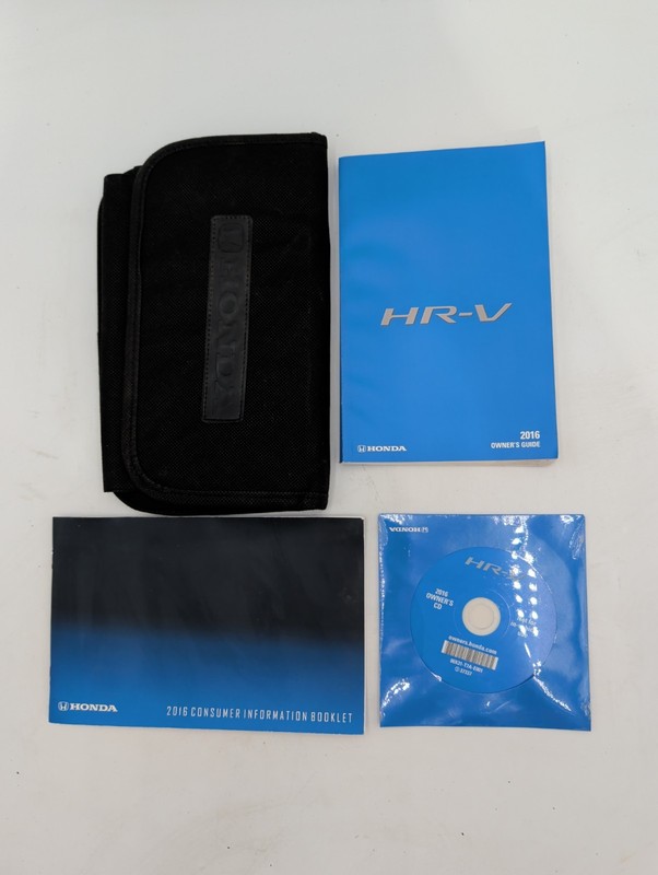 2016 Honda HR-V Owners Manual Set With Informational CD & Case
