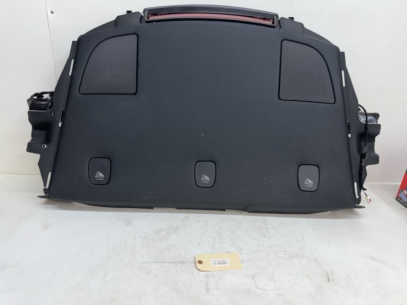 2017-23 TESLA MODEL 3 REAR CONSOLE COVER W/SPEAKERS BLACK 1538903-00-B 39088 S1