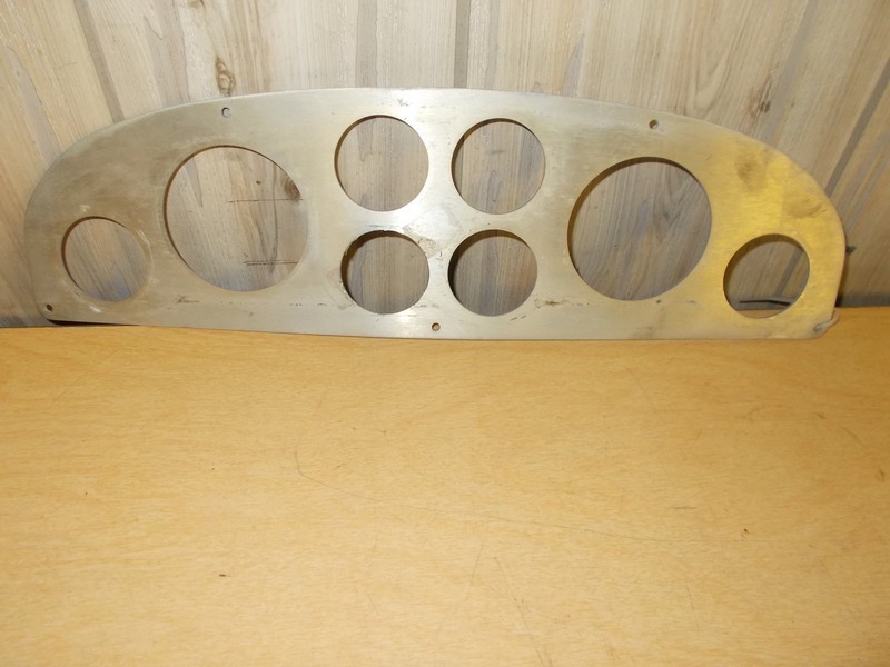Boat Marine Metal Dash Panel Gauge Bezel *FREE SHIPPING*