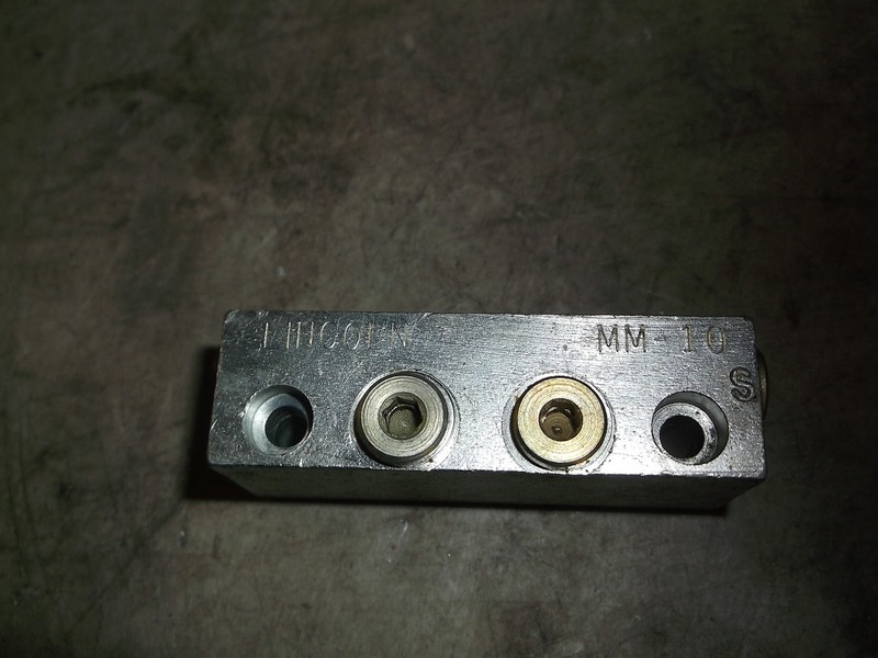 Lincoln MM-10 Valve Manifold *FREE SHIPPING*