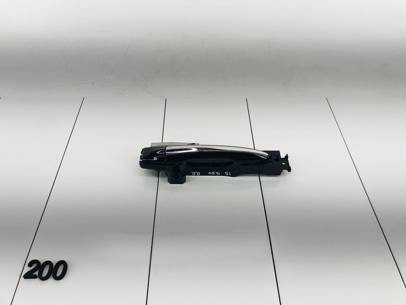 14-20 INFINITI Q50 REAR RIGHT SIDE EXTERIOR DOOR HANDLE BLACK OBSIDIAN OEM