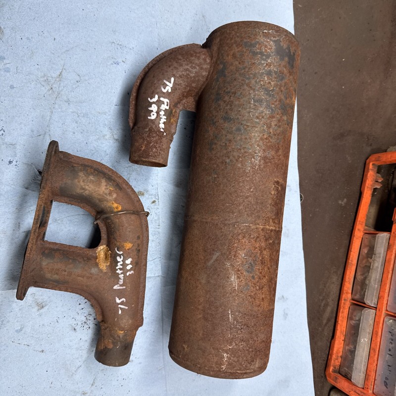 1975 Arctic Cat Panther 399 Vintage snowmobile, exhaust muffler Modified