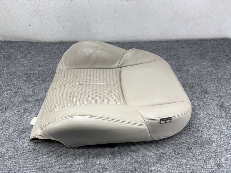 INFINITI Q50 2014-2024 OEM FRONT LEFT UPPER SEAT CUSHION SKIN COVER CLOTH (GRAY)