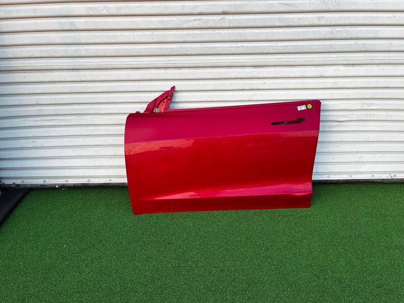 ✅ 17-23 Tesla Model 3 Front Left Driver Side Door Shell Red w/dent