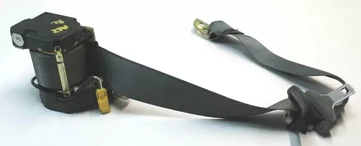 07-13 Mercedes W221 S550 S400 S450 Rear Left Driver Side Seat Belt Black OEM