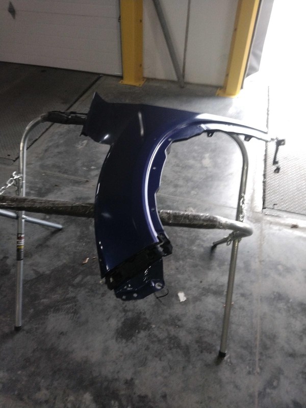 2017 Honda HR-V Left Fender Blue 2657 Used 61K Miles OEM Replacement Part