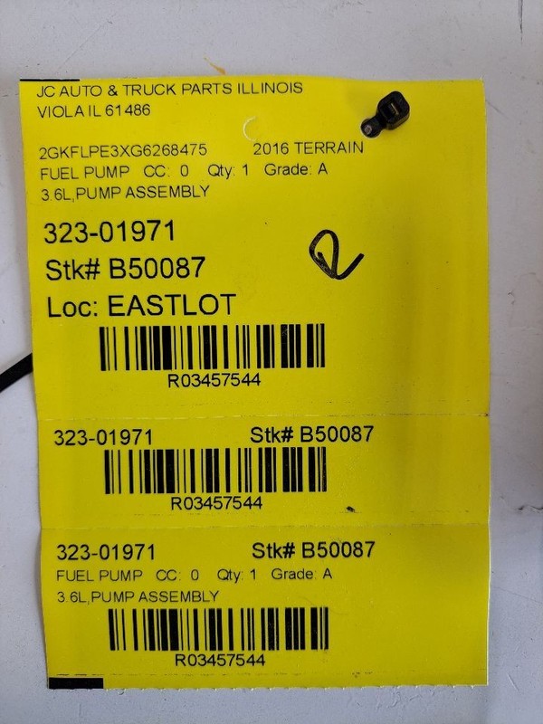 Fuel Pump Assembly Tank Mounted 3.6L Primary Fits 11-17 EQUINOX 3457544
