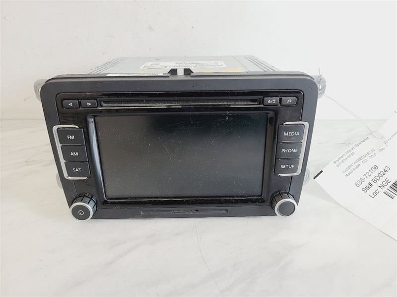 Audio Equipment Radio Receiver Radio Am-fm-single-cd Fits 12-16 BEETLE 575020