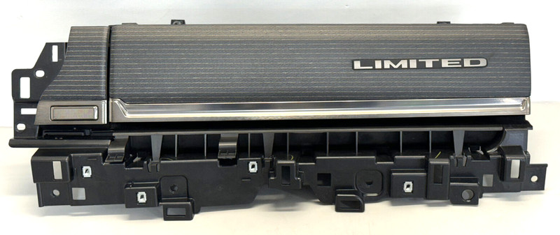 ✅19-2024 RAM 1500 LIMITED GLOVE BOX BLACK COMPARTMENT UPPER RIGHT HAND WOOD OEM