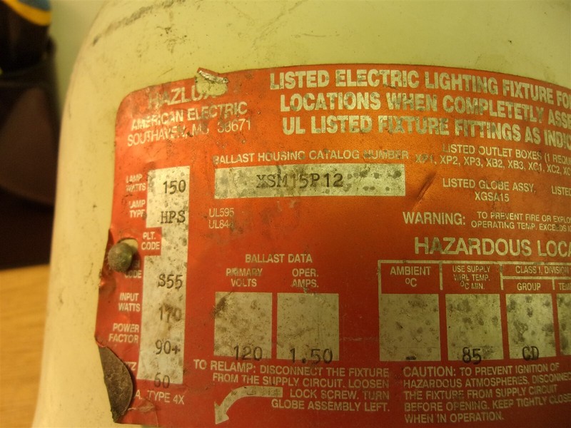 Hazlux MSM15P12 120V 1.50A with Cat No X GU-13 Cover *FREE SHIPPING*