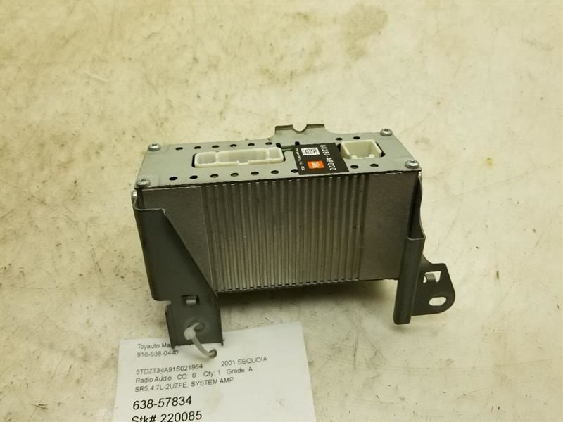 01-04 TOYOTA SEQUOIA RADIO/STEREO RECEIVER UNIT ASSEMBLY