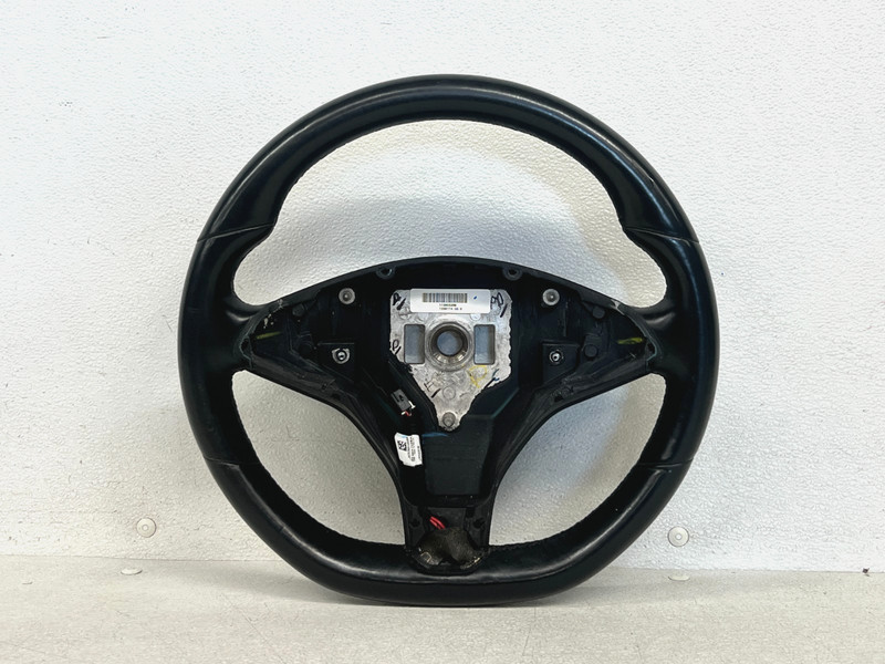 ⭐2016-2020 TESLA MODEL X STEERING BLACK LEATHER WHEEL ASSEMBLY OEM LOT2632