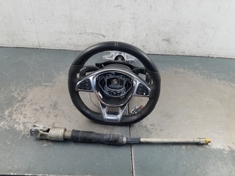 2016 Mercedes AMG C 63 S Steering Wheel / Column / Paddles #3768 V2