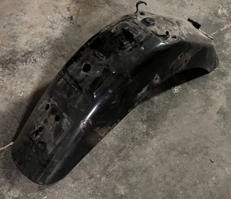 1999 Suzuki LS650 Savage Rear Fender Black Cover Wheel Well 99 LS 650 G LS650G