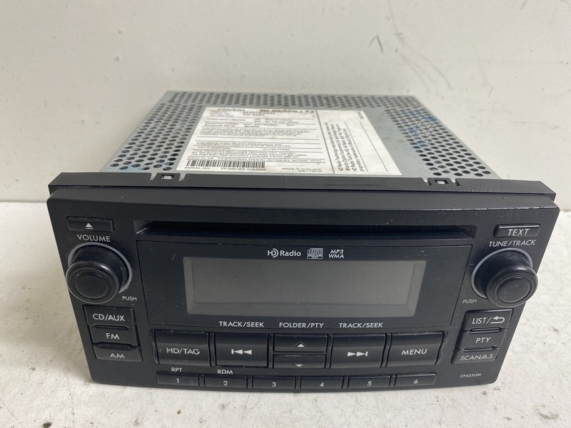 2014-2015 Subaru Forester Radio Stereo 2 DIN Disc CD Player 86201SG620