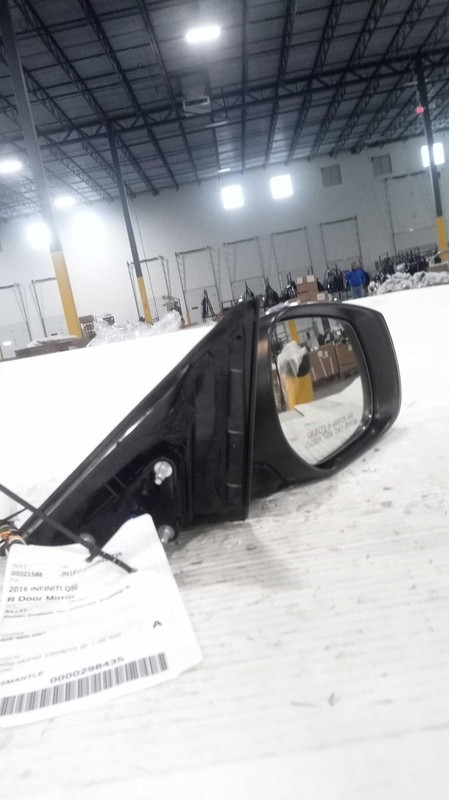 2016 INFINITI Q50 Right Door Mirror Assembly Grey OEM 77000 Miles NJ25-21586