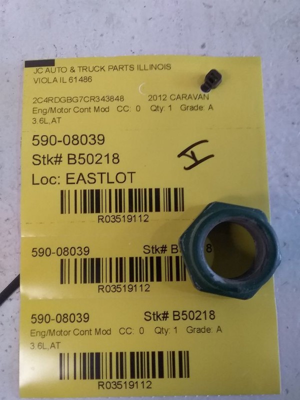Engine ECM Electronic Control Module 3.6L Fits 12 CARAVAN 3519112