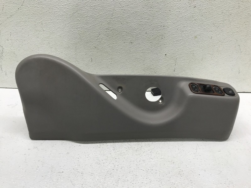 1998 Navigator Right Passenger Power Seat Side Trim Switch Bezel W/ Switch Gray