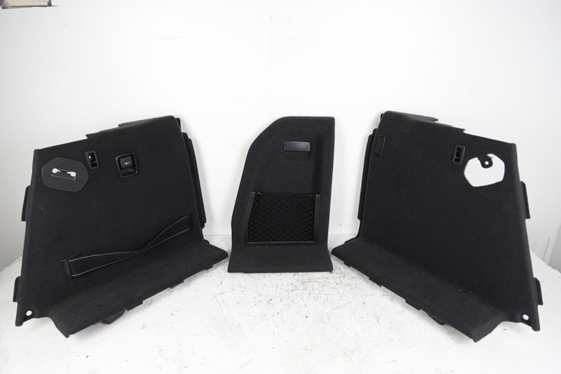 2011-2017 BMW F25 X3 Rear Right Center Left Trunk Inner Carpet Cover Trim Black