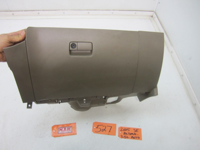 GLOVE BOX DOOR DASH COMPARTMENT STORAGE BIN BOOK TRIM TAN FRAME for 05 06 ALTIMA