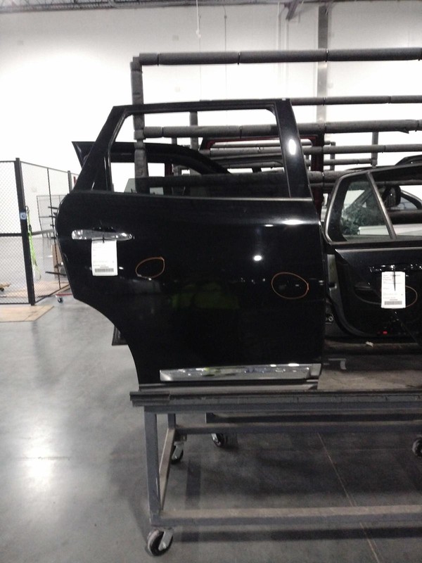 Used Rear Right Door Assembly Rear Side fits: 2014 Nissan Pathfinder electric w/