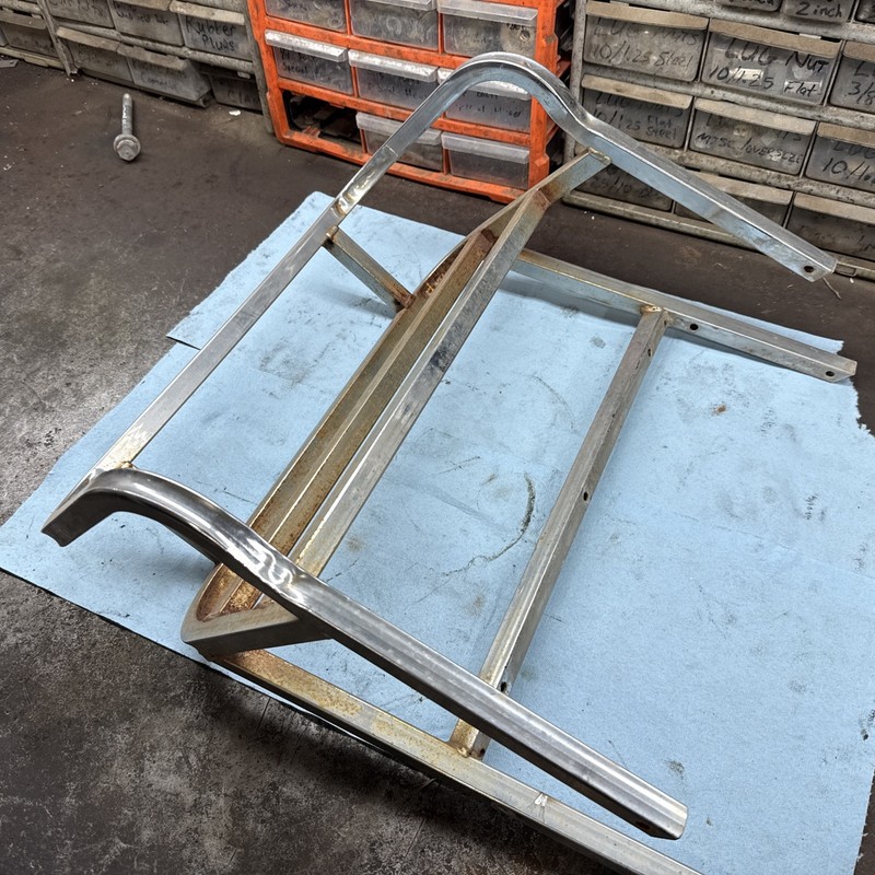 1974 1975 Arctic Cat Panther 440 Panther Vintage Snowmobile Rear Rack Bumper