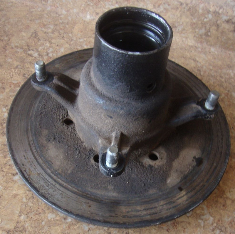1994 Polaris Trail Boss 400 4x4 ATV Left Spindle Wheel Disk Brake Rotor Front N5