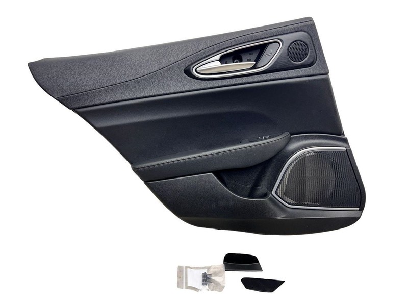 2017-2023 Alfa-Romeo Giulia Left Driver Side Rear Door Trim Panel Black
