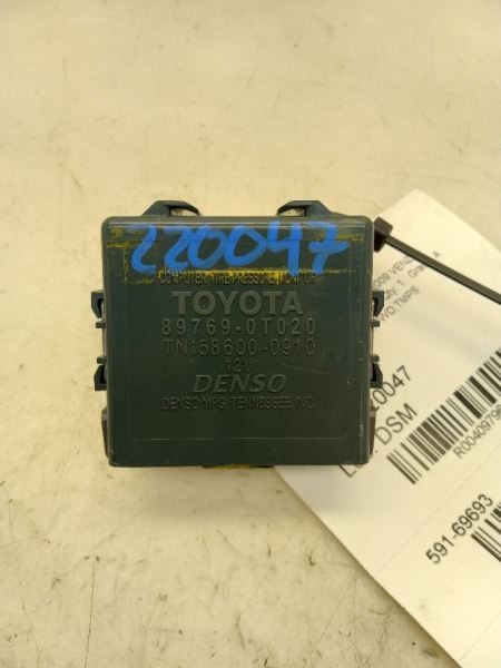 09-16 TOYOTA VENZA 3.5L FWD AT TPMS CONTROL MODULE ECM