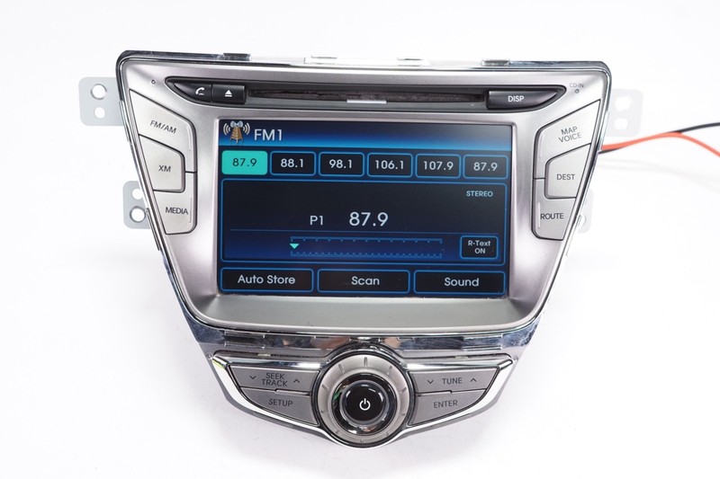 HYUNDAI ELANTRA Radio Navigation Unit AM-FM Tuner CD GPS DVD OEM 2011 - 2013