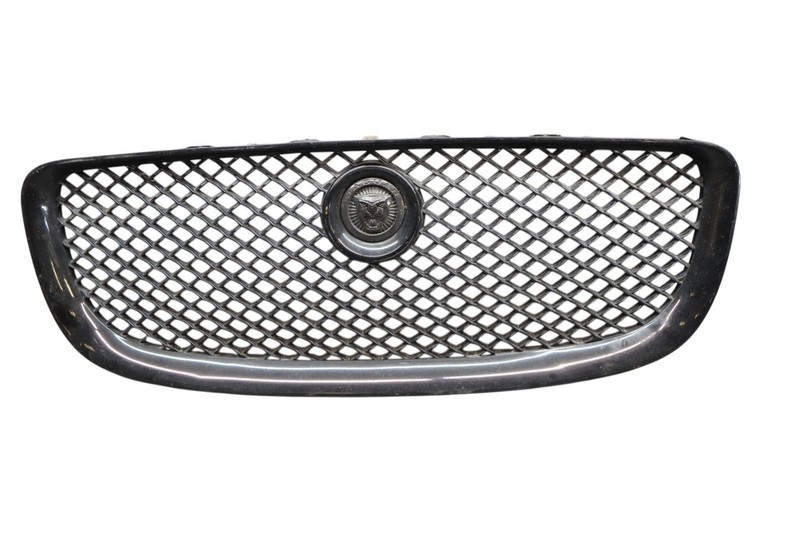 10-15 Jaguar XJ XJL X351 Front Bumper Hood Grill Grille w/ Emblem OEM