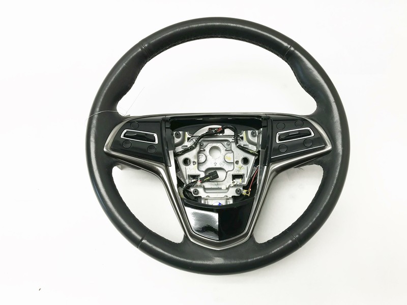 13 15 16 17 18 19 CADILLAC ATS STEERING WHEEL OEM SWH BLACK W/BUTTONS