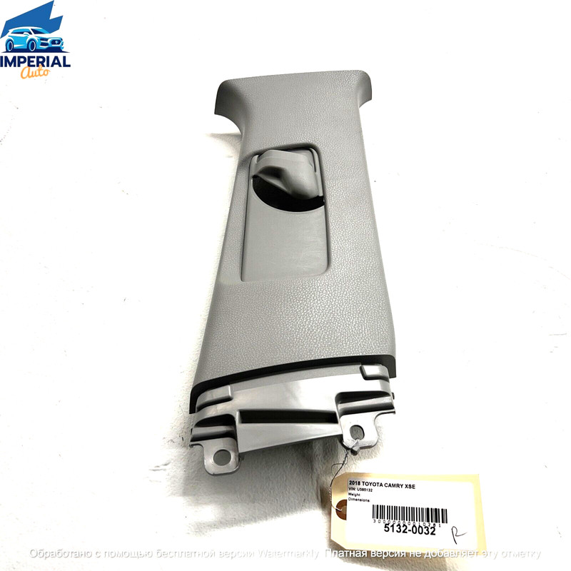 RIGHT PASSENGER SIDE UPPER B PILLAR TRIM COVER PANEL OEM TOYOTA CAMRY 2018-2021