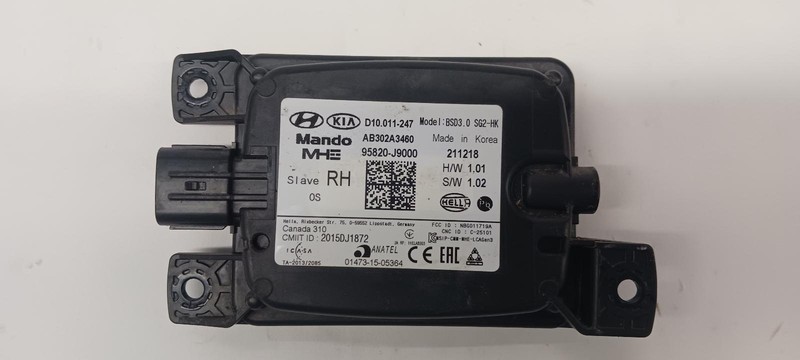 18-'21 HYUNDAI KONA radar unit blind spot alert module OEM 1 Year Warranty!