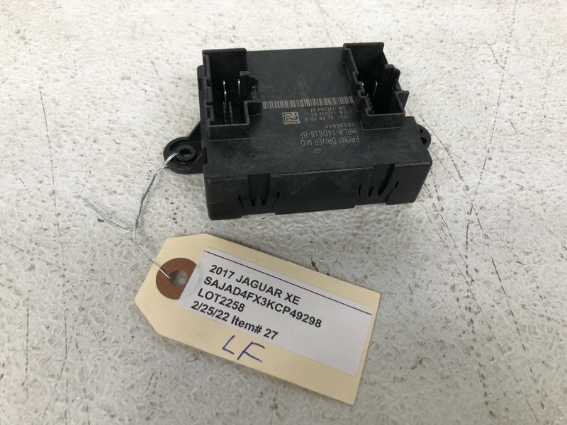 ⭐2017-2019 JAGUAR XE FRONT LEFT DRIVER DOOR CONTROL MODULE ASSEMBLY OEM LOT2258