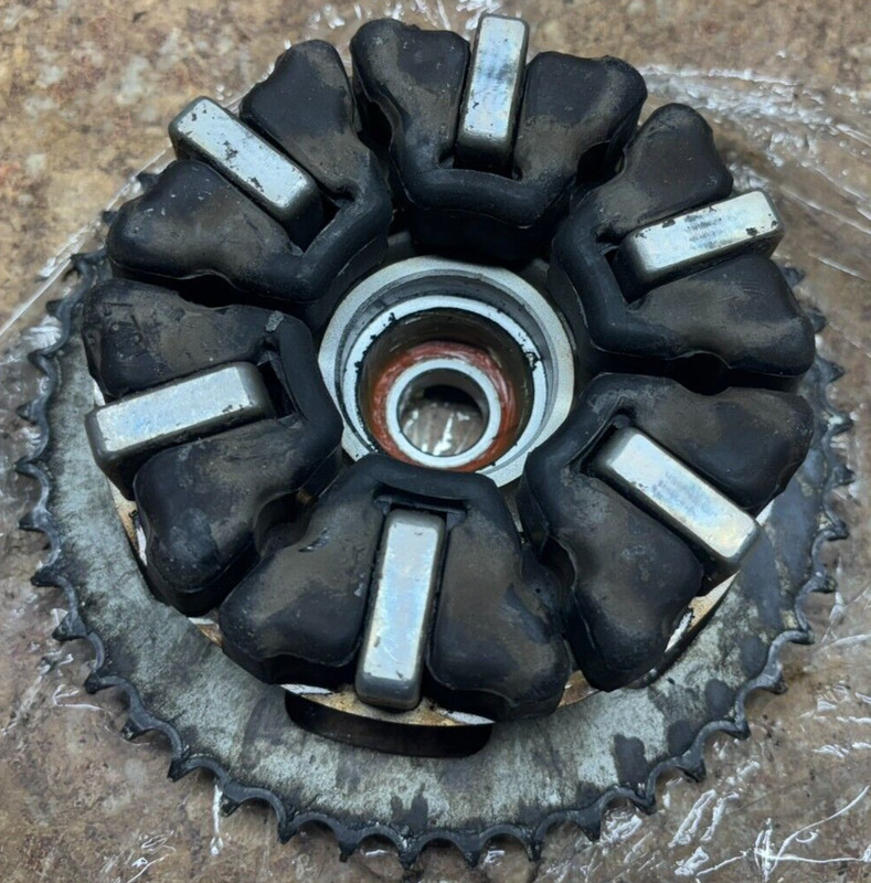02 2005 Kawasaki Eliminator BN125 BN 125 Rear Chain Drive Sprocket Cush Back D6