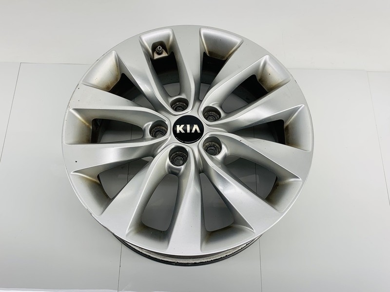 16-18 KIA OPTIMA JF ALLOY WHEEL RIM 17X7 R17 W/ TPMS & CENTER CAP SILVER OEM