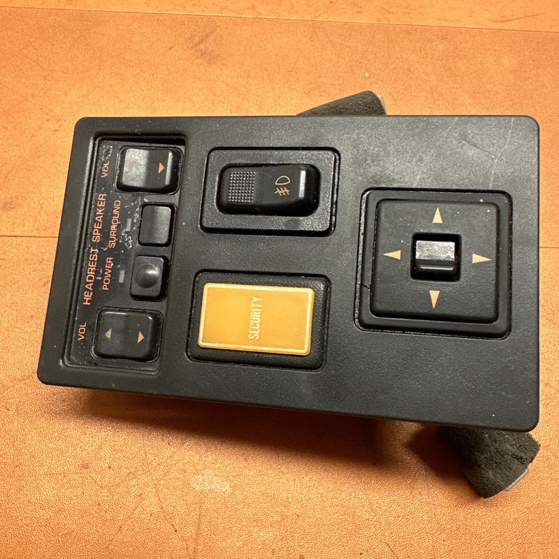 1986 - 91 Mazda RX-7 RX7 Mirror Headrest Speaker Fog Light Switch Panel Bezel OE