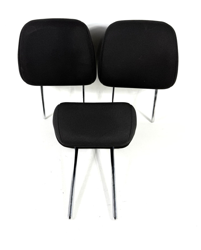 2010-2011 Kia Soul Rear Seat 2nd Row Headrests Set of (3) Black Cloth OEM