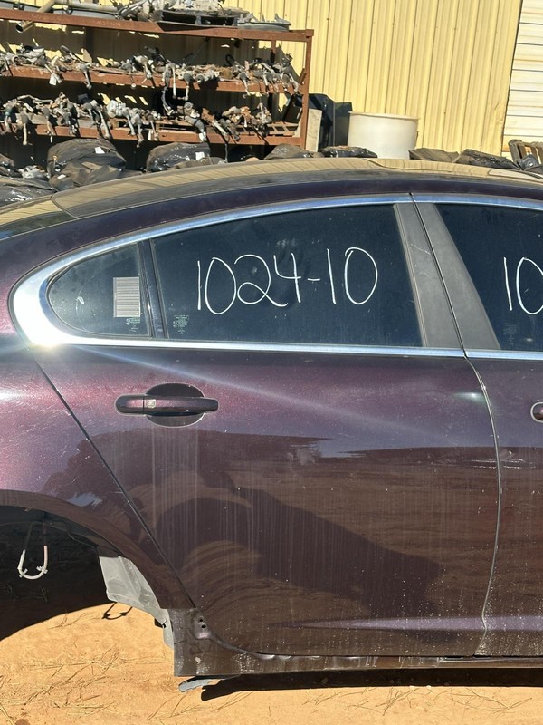 2009-2015 JAGUAR XF REAR RIGHT SIDE DOOR SHELL PANEL BURGUNDY CHP OEM